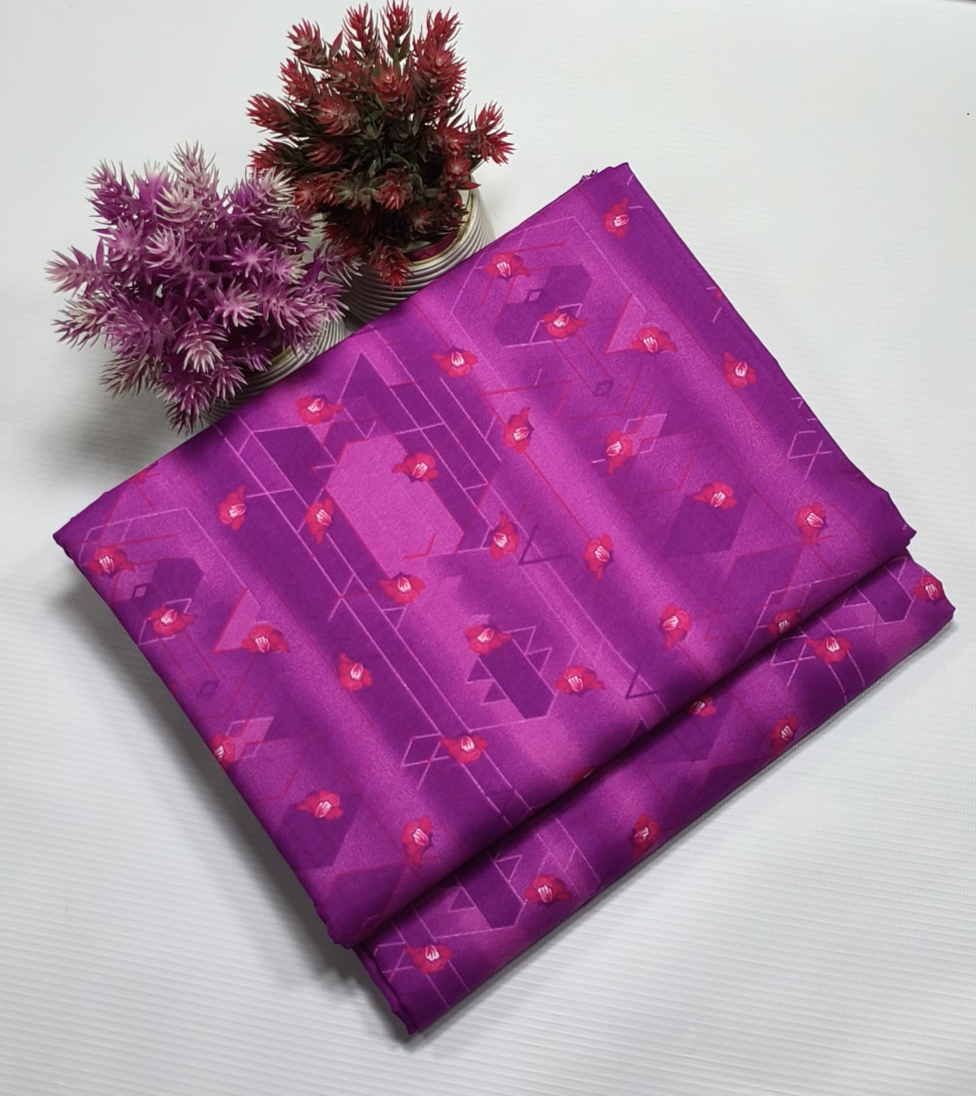2-Piece Printed Polo Cotton Suit KDPL-1