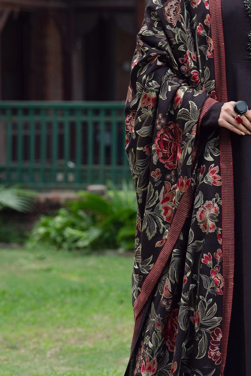 Luxury Wear Heavy Embroidered Karandi Shawl | HEL-08
