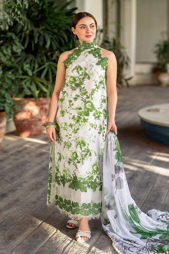 Meraki by Asifa & Nabeel Embroidered Lawn Unstitched 3Pc Suit .