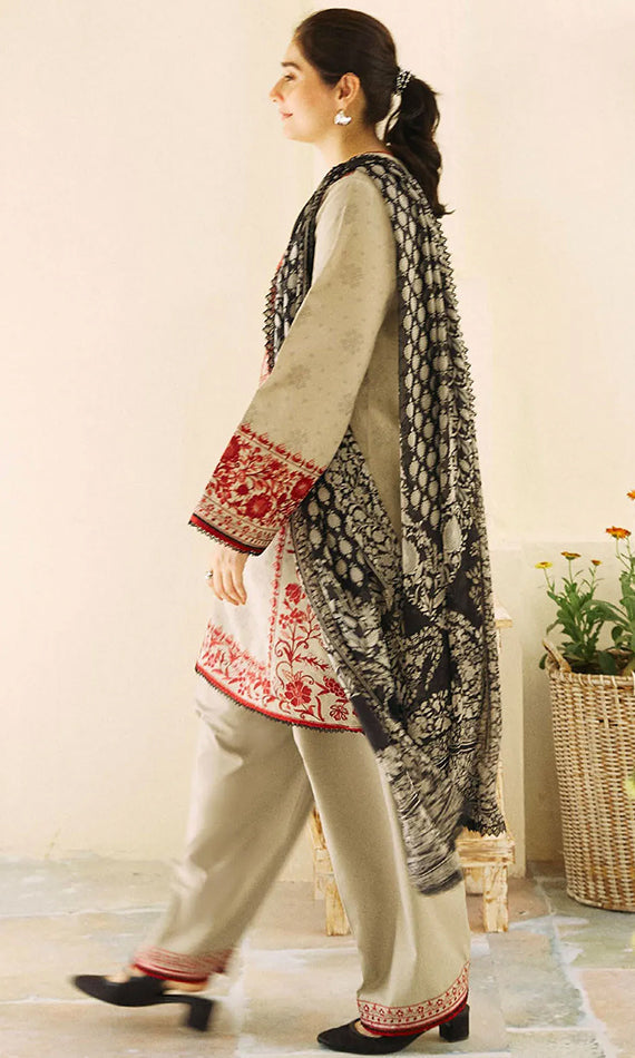 3 Piece Embroidered Lawn Suit RLWN..096