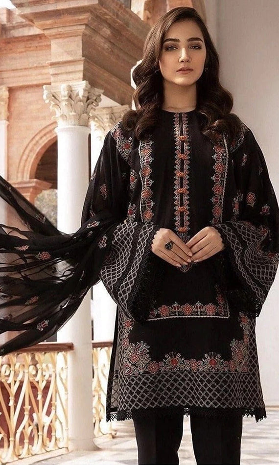 3 Piece Embroidered Lawn Suit RLWN..01