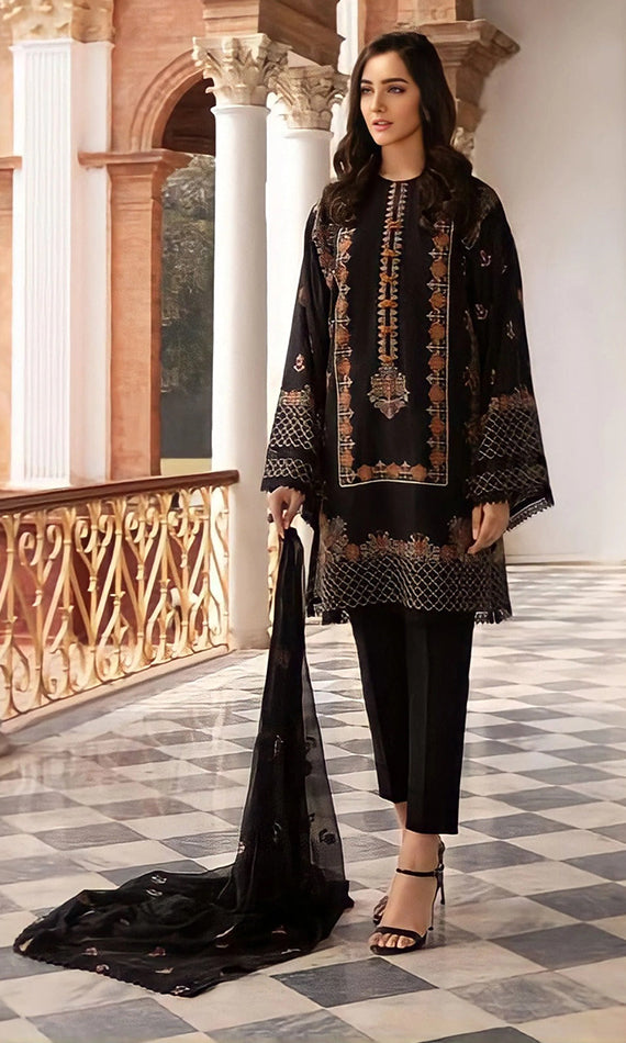 3 Piece Embroidered Lawn Suit RLWN..01