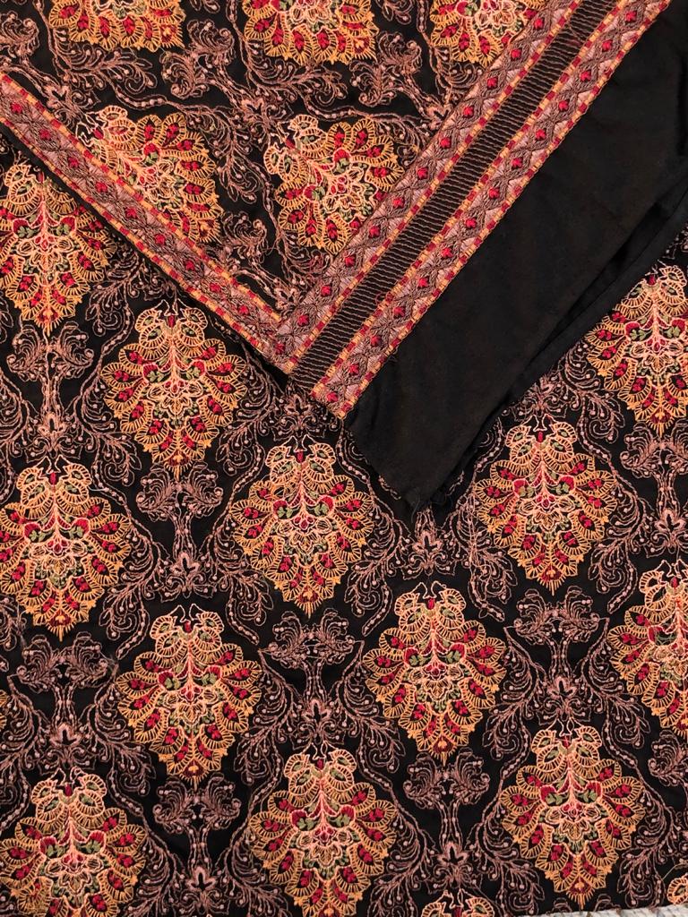 Formal Wear Heavy Embroidered Karandi Shawl | HEL-05