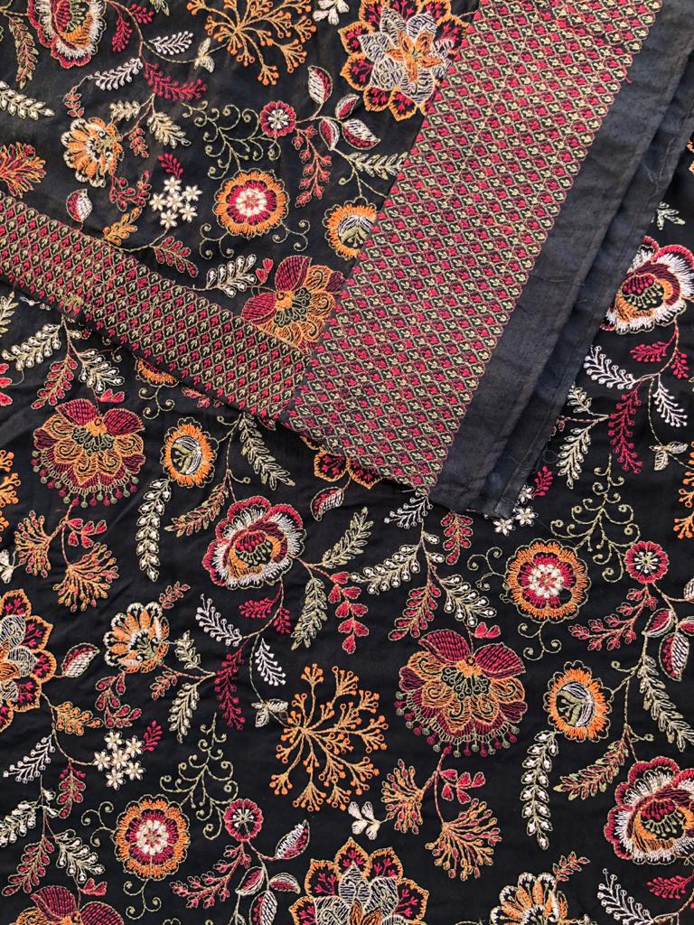 Formal Wear Heavy Embroidered Karandi Shawl | HEL-06