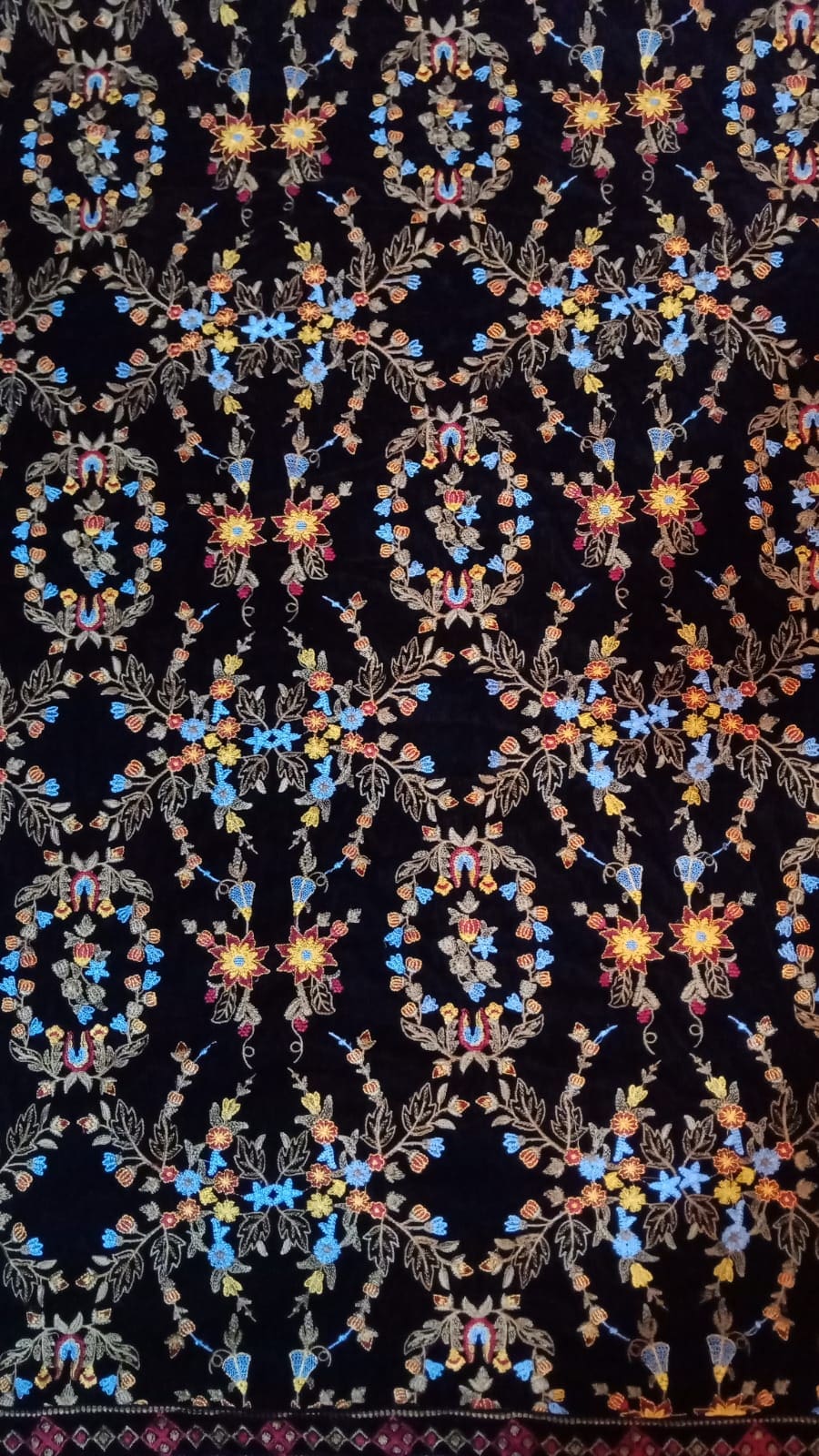 Heavy Embroidered Karandi shawl Formal Wear | HEL-11