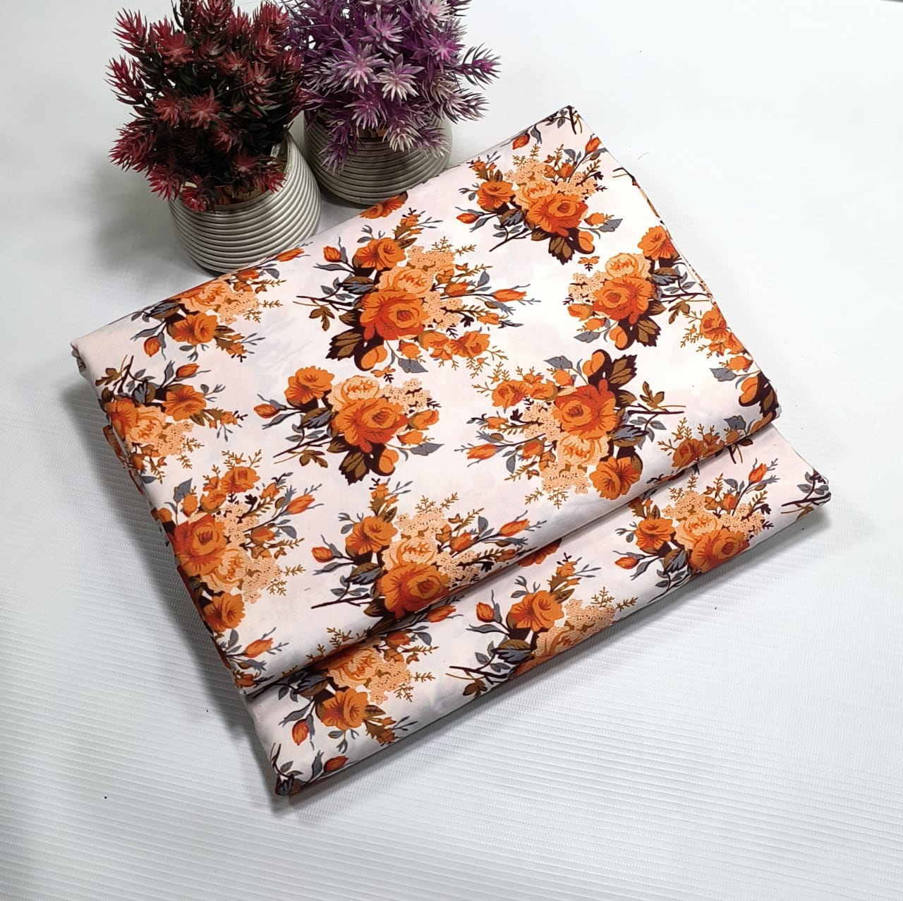 2-Piece Printed Polo Cotton Suit KDPL-1