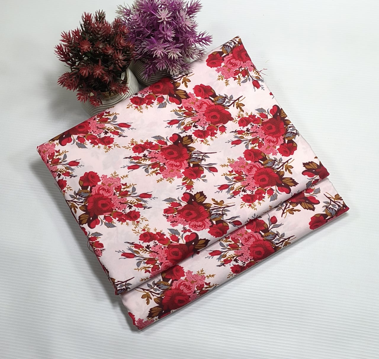 2-Piece Printed Polo Cotton Suit KDPL-1