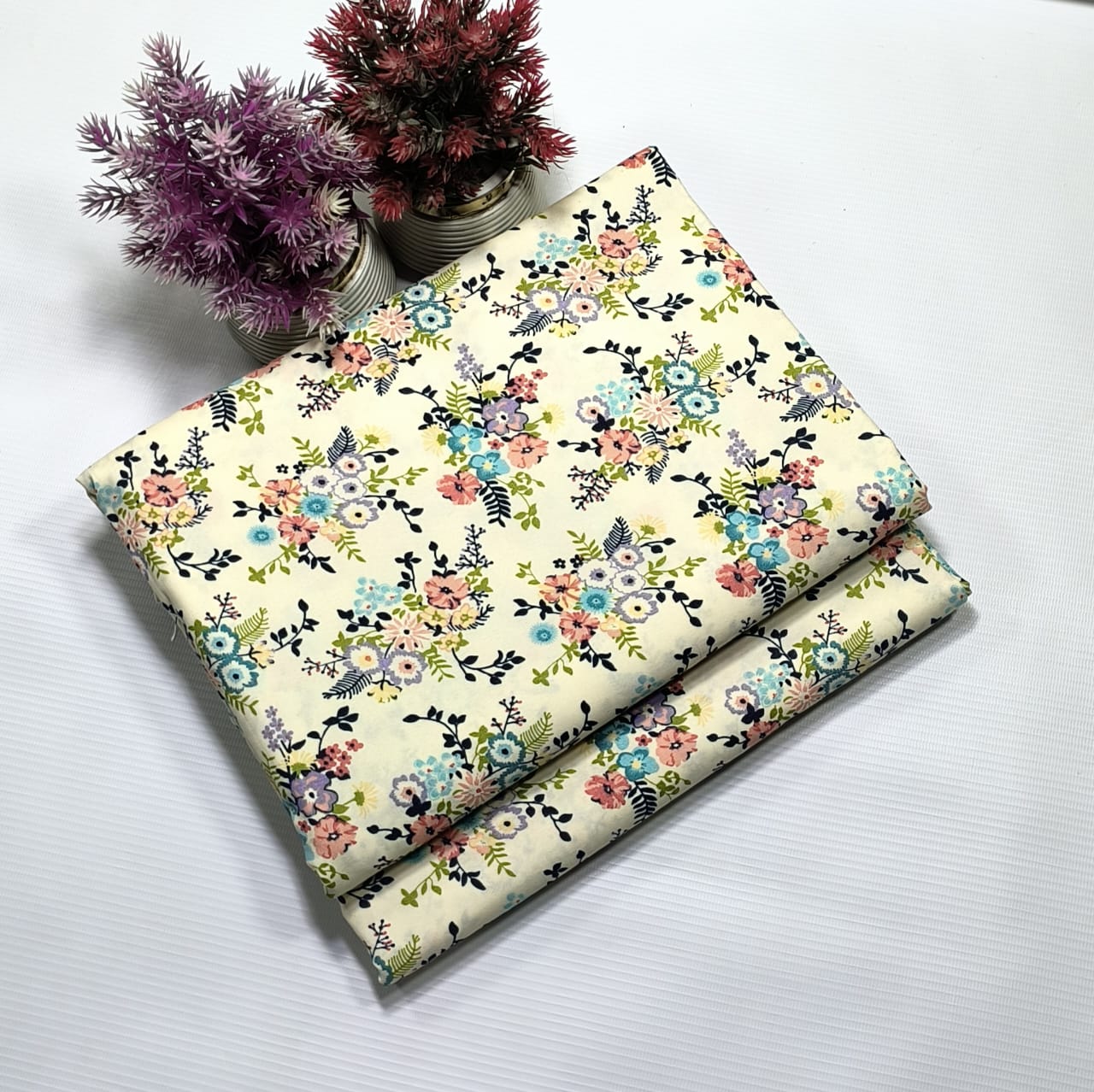 2-Piece Printed Polo Cotton Suit KDPL-1
