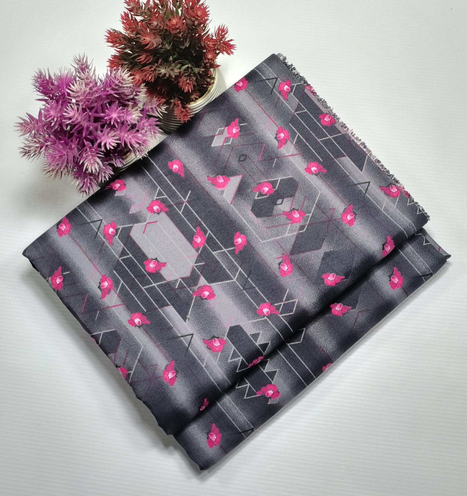 2-Piece Printed Polo Cotton Suit KDPL-1