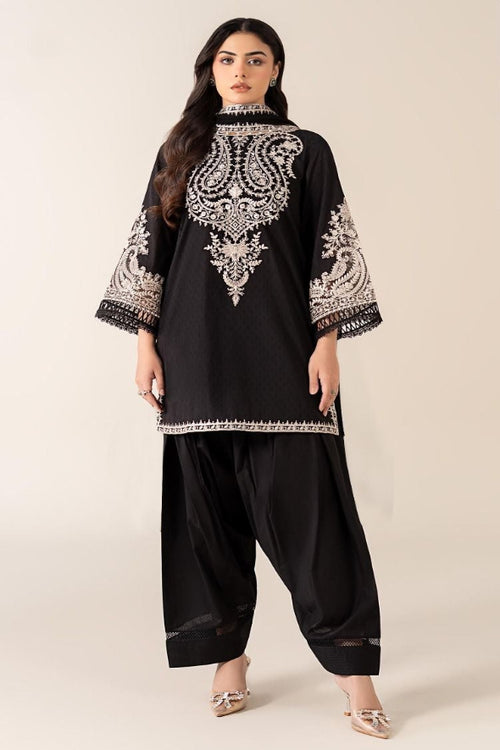 2 Piece Embroidered Dhanak Suit Unstitched | HEW-39