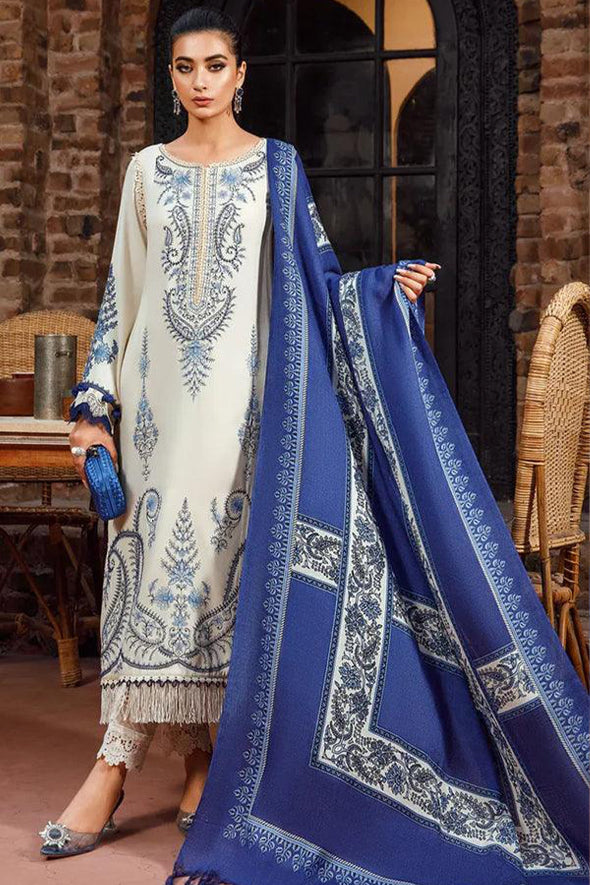 MARIA B - 3PC LAWN EMBROIDERED SUIT ALMS-B9