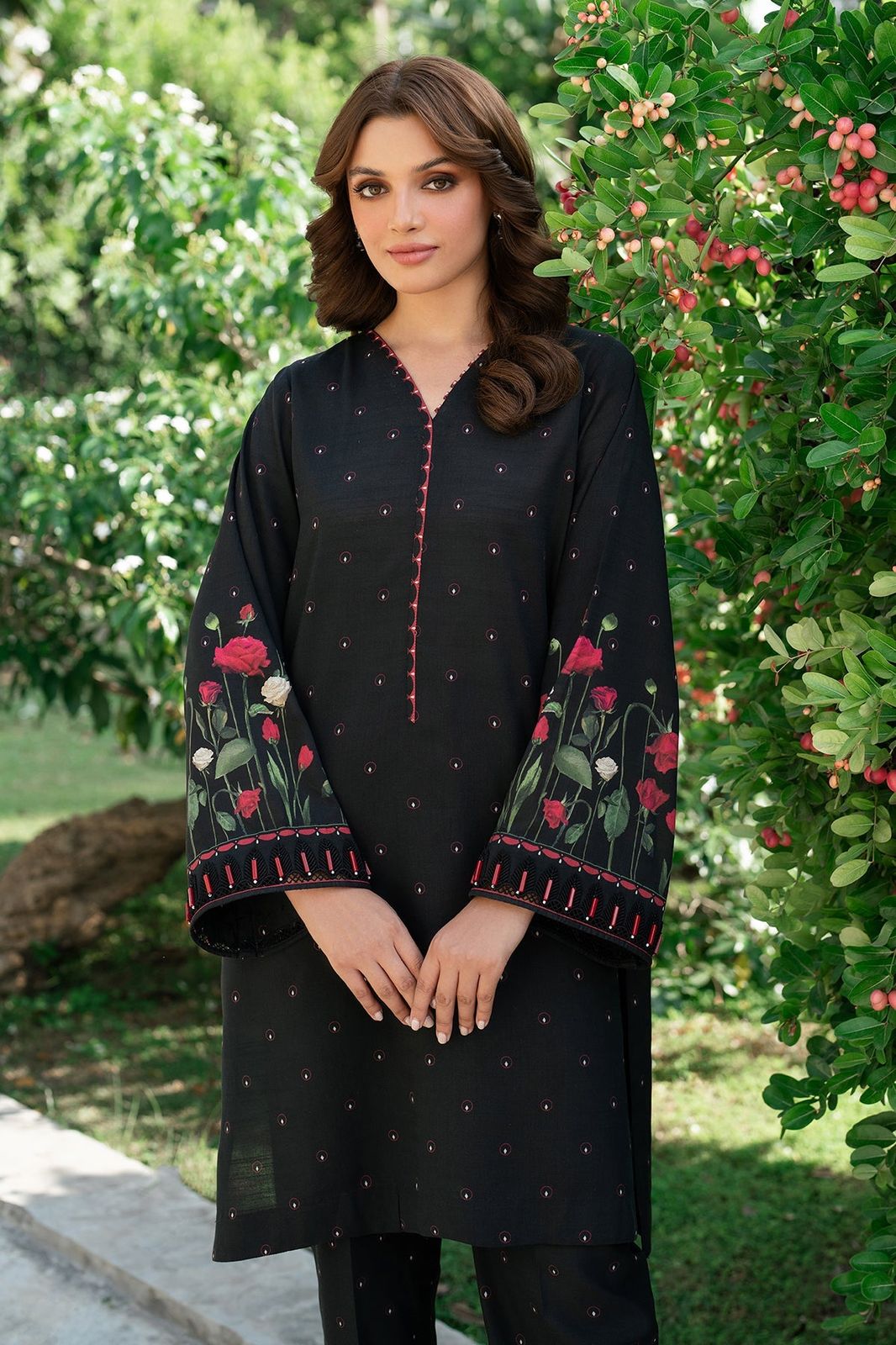 BAROQUE Lawn Unstitched Two-piece Suit