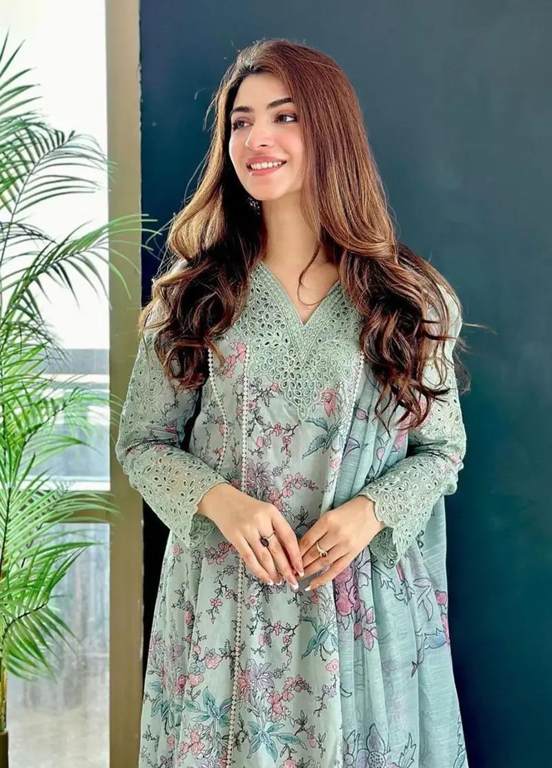 3 Piece Embroidered Linen Suit Unstitched | HEW-01