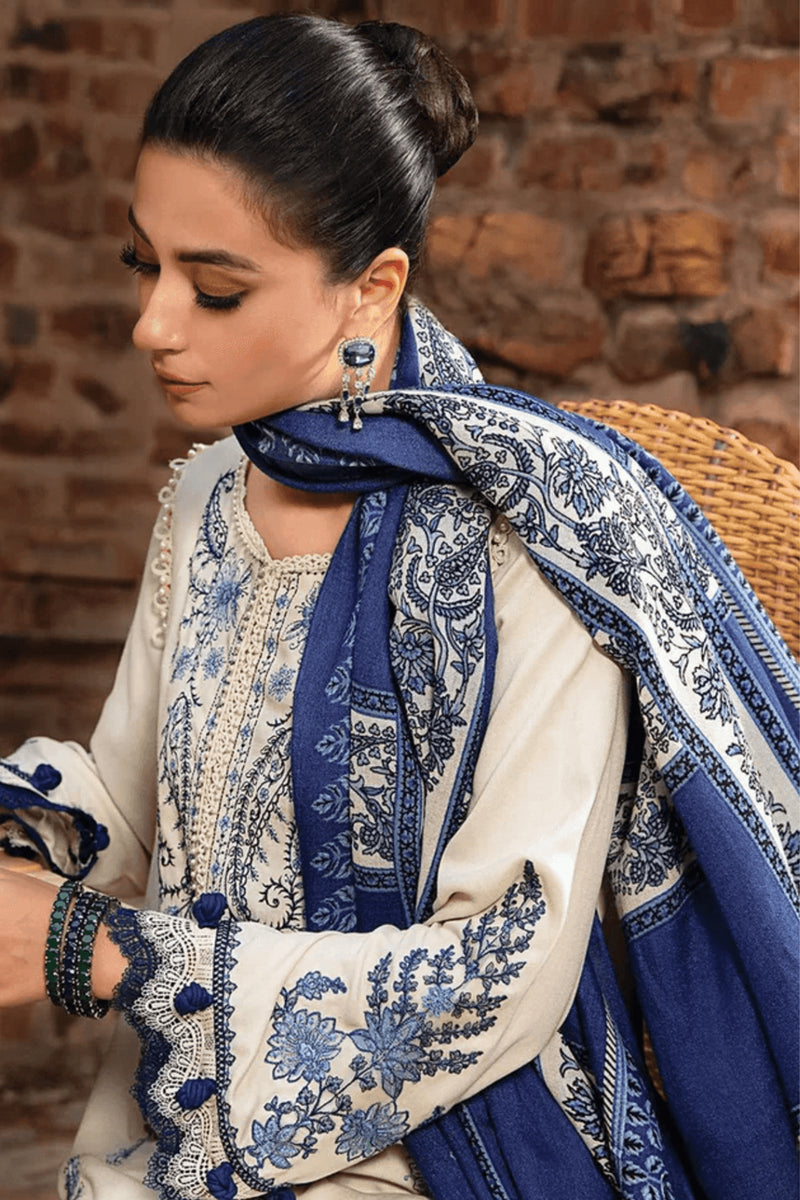 MARIA B - 3PC LAWN EMBROIDERED SUIT ALMS-B9