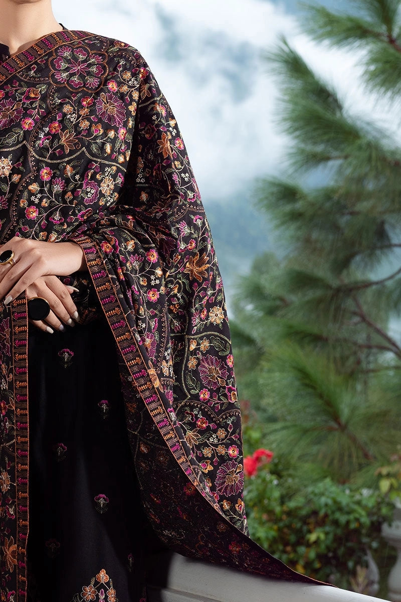 Luxury Wear Heavy Embroidered Karandi Shawl | HEL-09