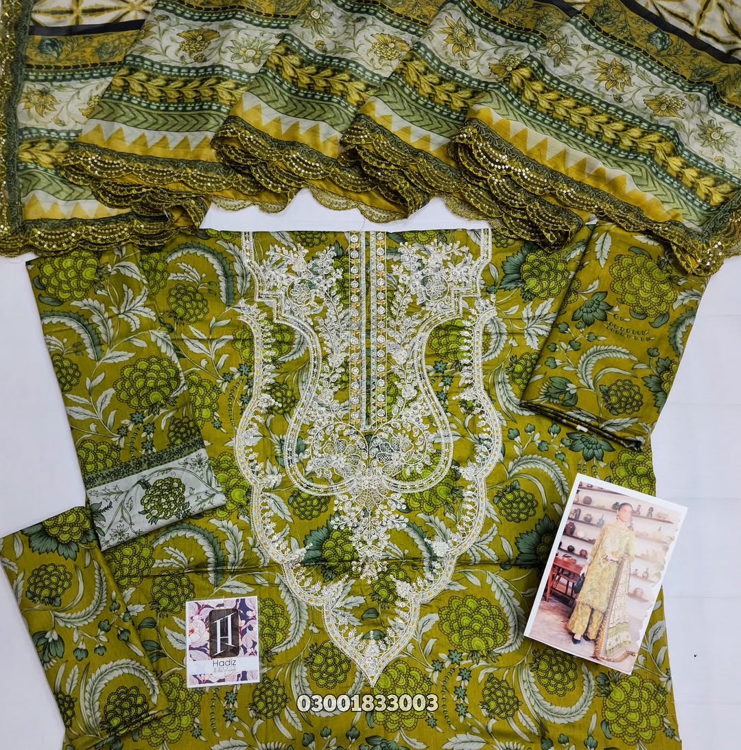 MARIA B  LUXURY LAWN COLLECTION UNSTITCHED 3PC SUITe